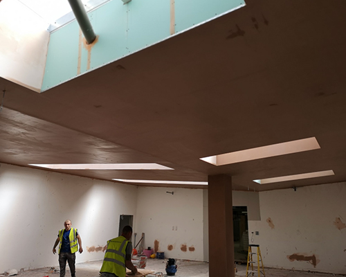 ceiling plastering